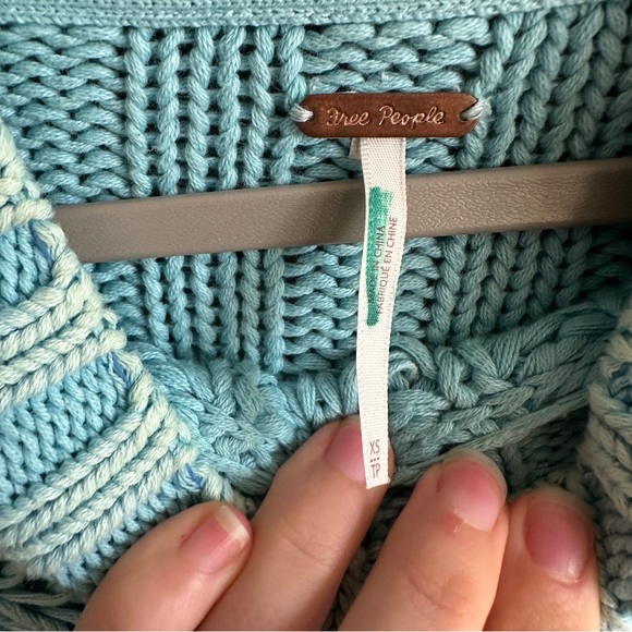 Free People Sweetheart Sweater in Ocean Pearl XS - Picture 7 of 12